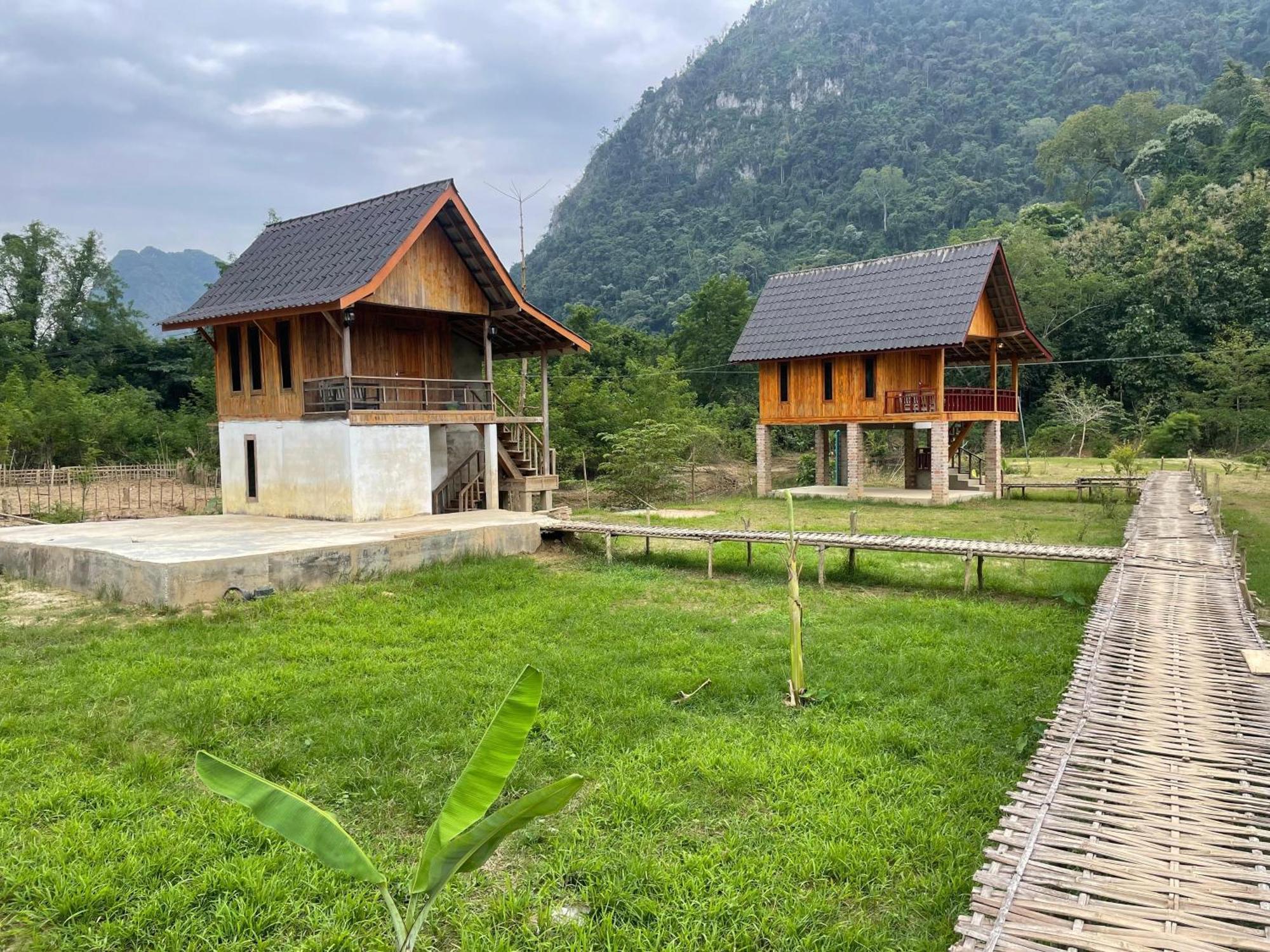 Eco Farm Stay And Hostel Nongkhiaw Exteriör bild