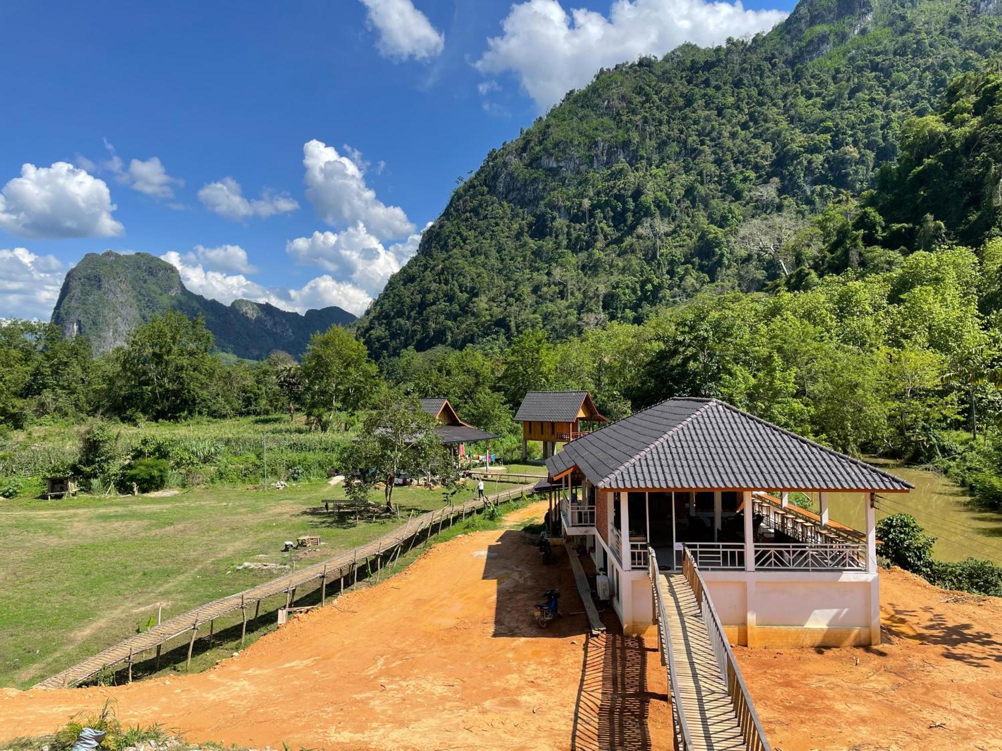 Eco Farm Stay And Hostel Nongkhiaw Exteriör bild